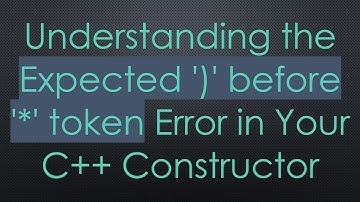 Understanding the Expected 