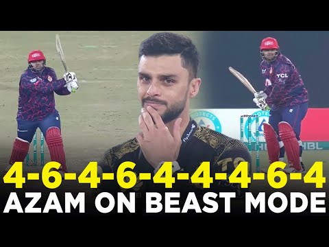 Azam Khan on Beast Mode | Peshawar Zalmi vs Islamabad United | Match 13 | HBL PSL 9 | M2A1A