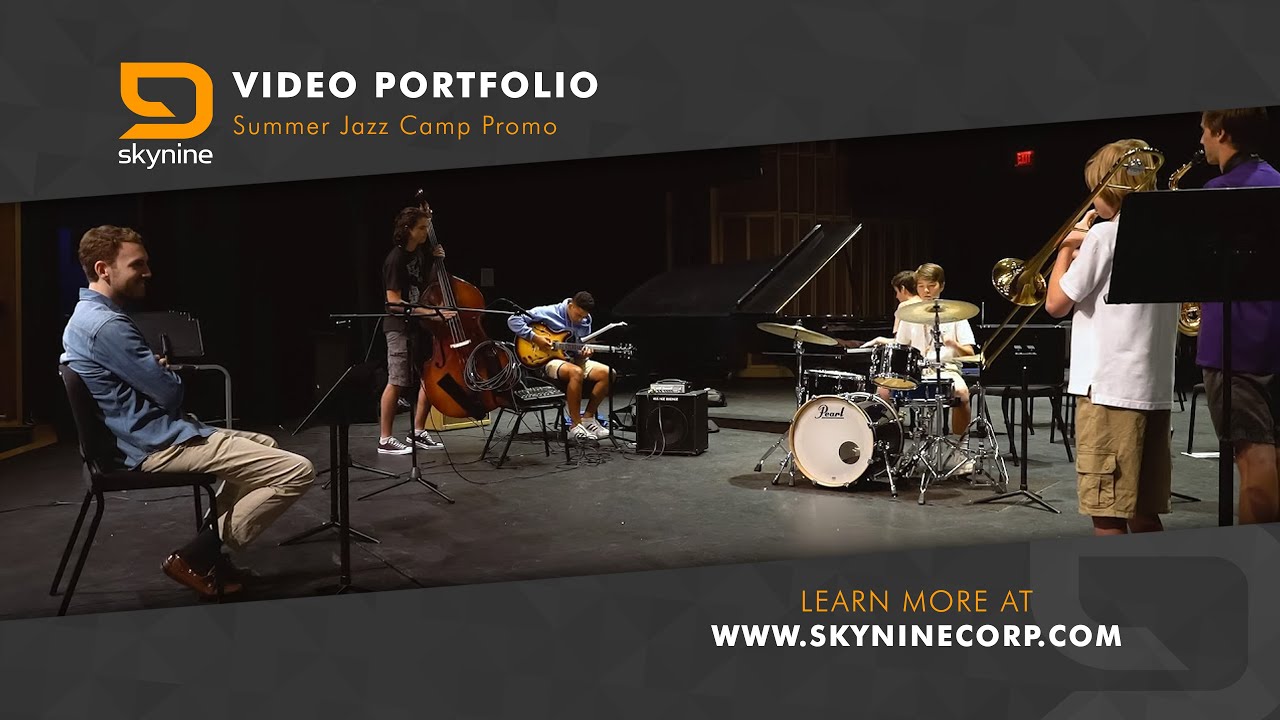 High School Summer Jazz Camp Promo