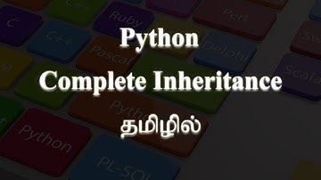 Types of Inheritance in Python (Complete Tutorial) | Tamil