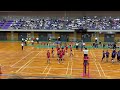 元全日本女子バレーチームと東大阪のトップママさんバレーチームの対戦 2セット目 元全日本女子バレーチームと東大阪のトップママさんバレーチームの対戦 2セット目