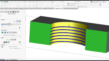 CAMWorks 2 Axis Tutorial - 12 Thread Milling