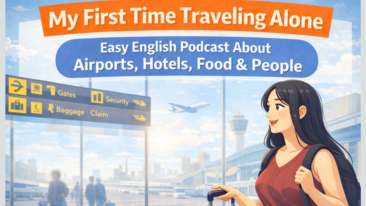 My First Trip to a New City 🇺🇸✈️ | Easy English Travel Story for Beginners & Intermediate Learners