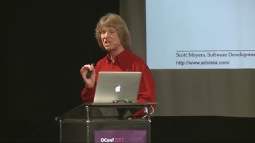 DConf 2017 Day 2 Keynote: Things that Matter -- Scott Meyers