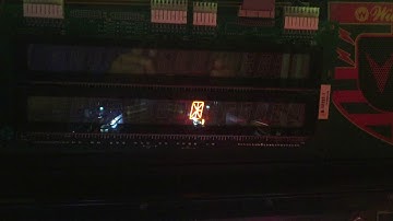 Williams System 11/11B outgassed display