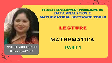 Mathematica :An Introduction (Part 1)