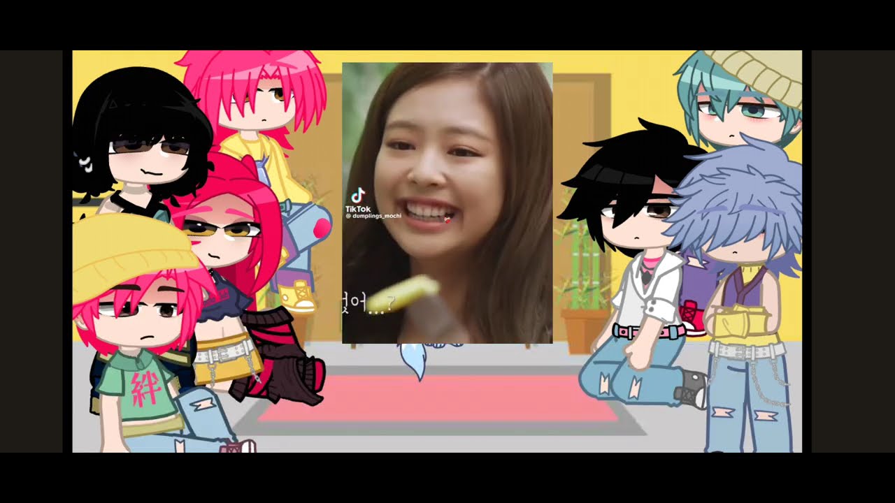 |Kdh| Kpop demon hunters react to Rumi as Jennie Kim||copyright||