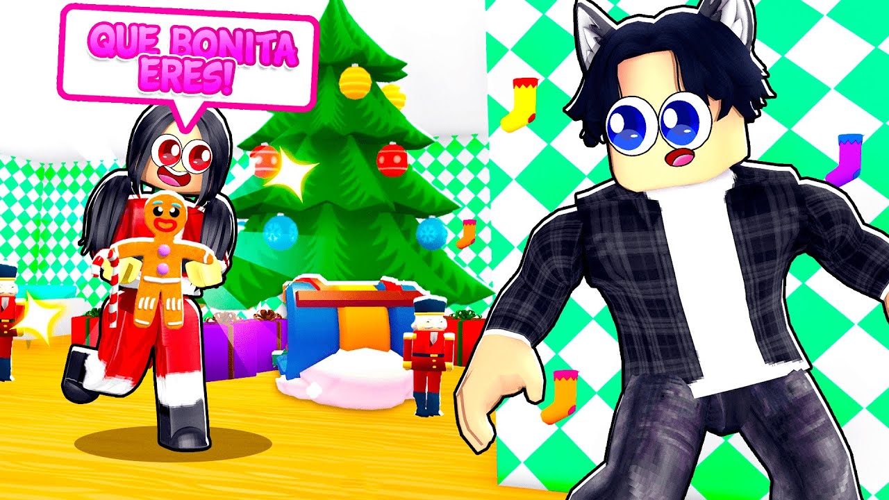 ESPIANDO CASAS DE FANS POR NAVIDAD y ESTO ESCONDÍAN DENTRO... en ADOPT ME de ROBLOX 😱