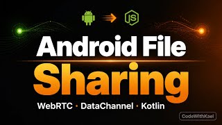 11. Sending Text And Image To Data Channel (Part 2) - Android File Share With WebRTC Data Channel