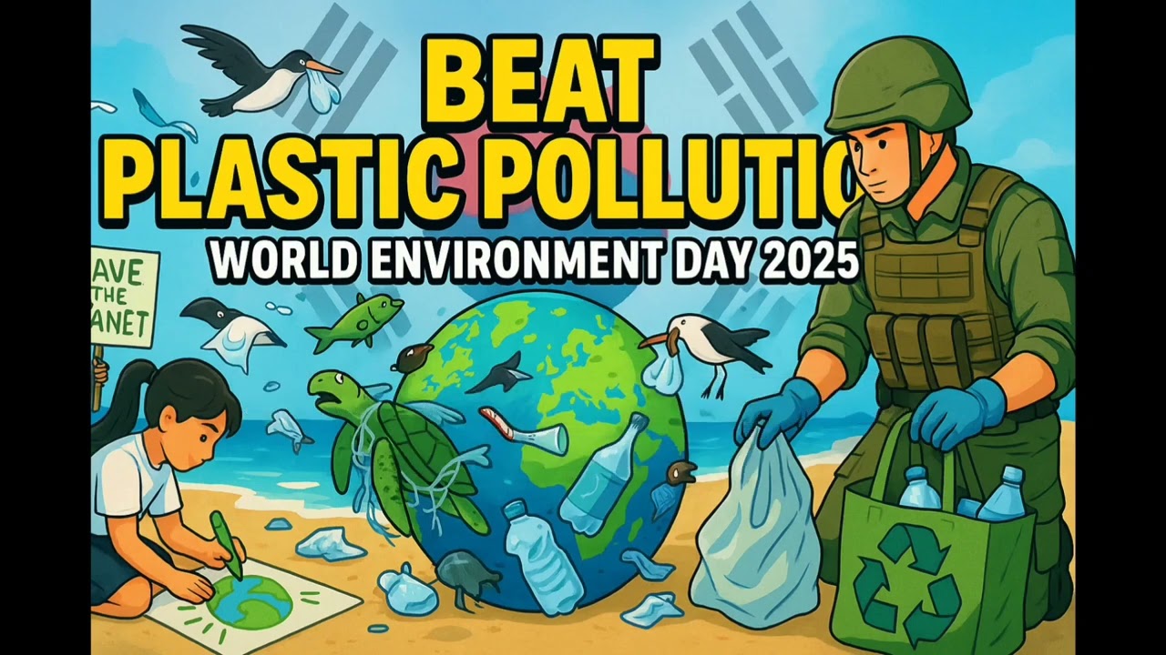 World Environment Day 2025 🌍 | Beat Plastic Pollution + Practice English Listening
