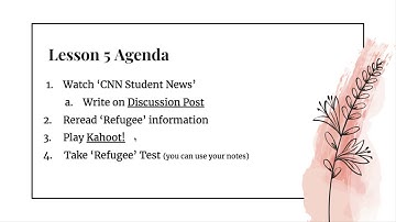 Unit 4 - Refugees - Google Slides