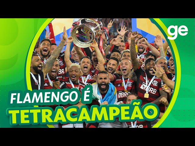 É TETRA!🏆🏆 FLAMENGO É CAMPEÃO DA COPA DO BRASIL 2022 | ge.globo class=