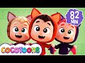 Tres pequeños gatitos y más música para bebés - Canciones infantiles de Lea y Pop | Cocotoons