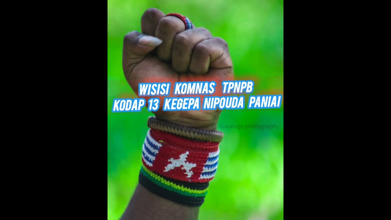 Wisisi   Komnas TPNPB kodap 13 kegepa nipouda paniai 2025
