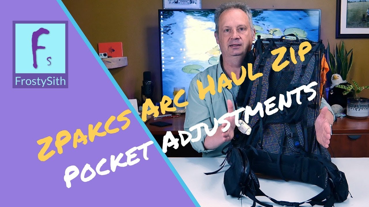ZPacks 2020 Arc Haul Zip Pocket Adjustments YouTube