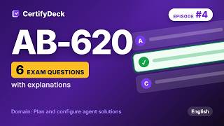 AB-620 Practice Questions #4 | AI Agent Builder Exam Prep (2026)