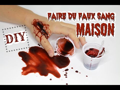 Tuto Facile: Faire du faux sang maison - DIY