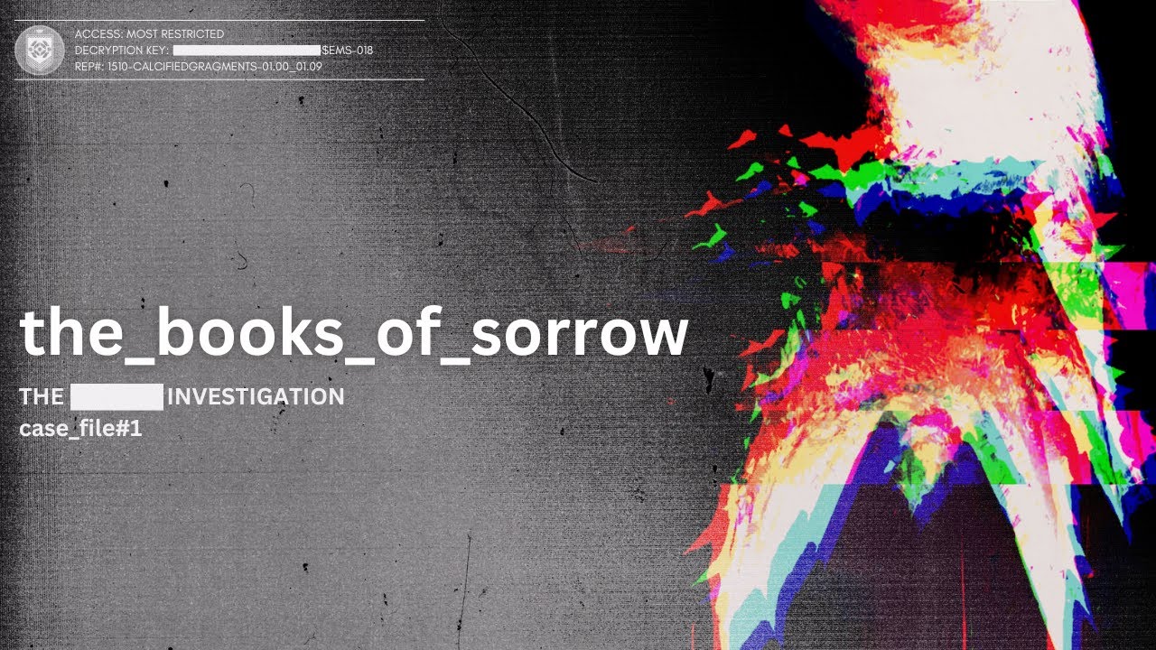 Books of Sorrow 1st Book Hidden Investigation Series Destiny Lore