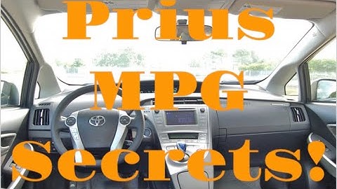Toyota Prius MPG secrets How to get better MPG on a prius 2008 - 2015 saving gas #car