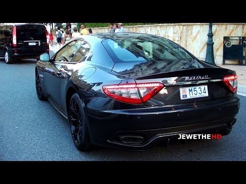 Maserati GranTurismo's RUMBLING Around Monaco! Lovely Sounds! (1080p Full HD)