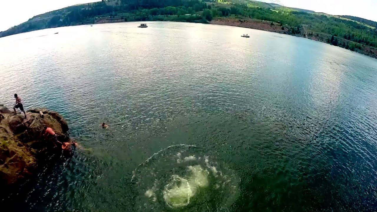 Cliff Jumping at Green Mountain Reservoir in Colorado YouTube