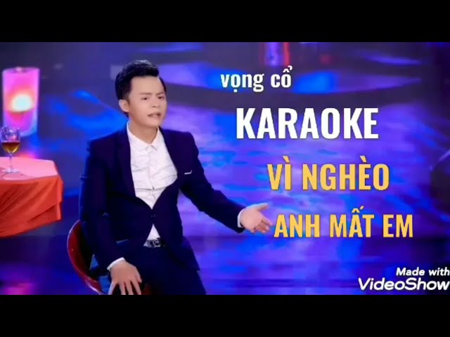 Karaoke Tân Cổ Mới:Bet Chuẩn Hây Nhất 2020.VÌ NGHÈO ANH MẤT EM/PHAN TẤN ĐẠT class=