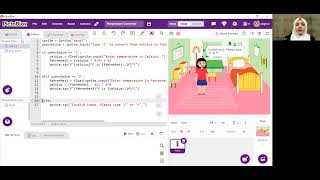 Temperature Converter| Python Editor | PictoBlox