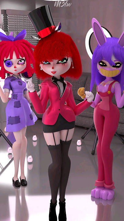 Ragatha x Caine x Jax JUST WANNA DANCE ✨ Amazing Digital Circus