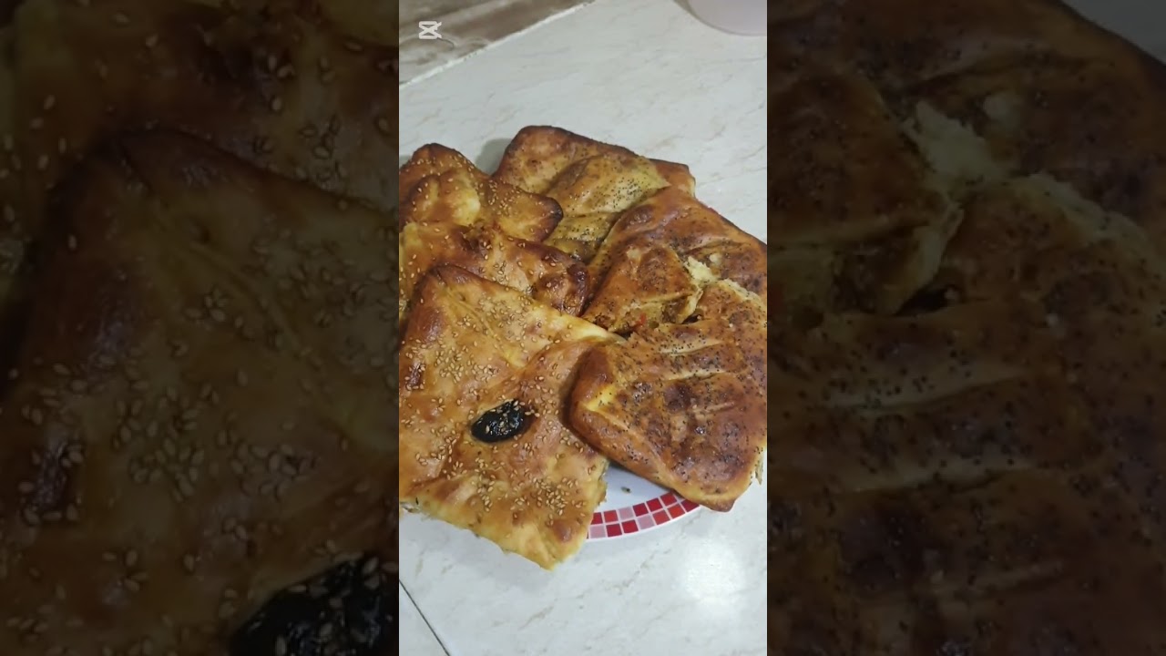 رغيفة معمرين با الكفته وفلفل 