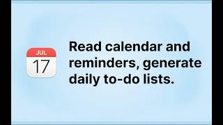 AI Builds Your Daily To-Do from Calendar & Reminders | CLAM Demo screenshot 4
