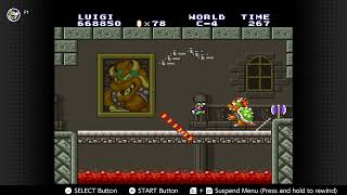Super Mario Bros The Lost Levels C-4 from Super Mario All Stars - Nintendo Switch - Luigi