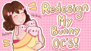 Improving my Bunny designs | Speed paint | Commentary