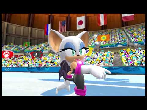 Mario & Sonic at the Olympic Winter Games Team Festival (Team Knuckles) Part 3
