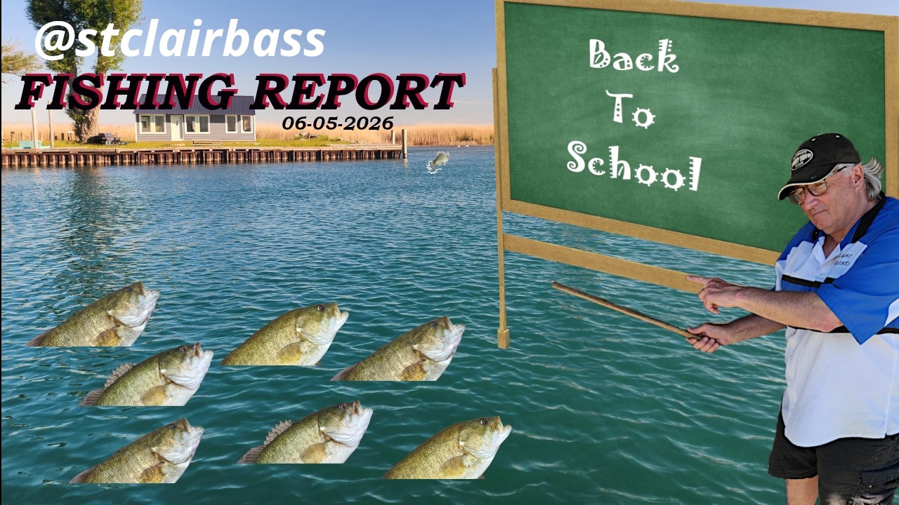 St Clair Bass Fishing Report #6 6 05 2026