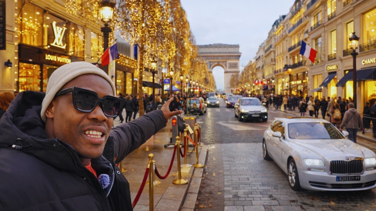 AVENIDA mais FAMOSA de PARIS 🇫🇷 CHAMPS ÉLYSÉES