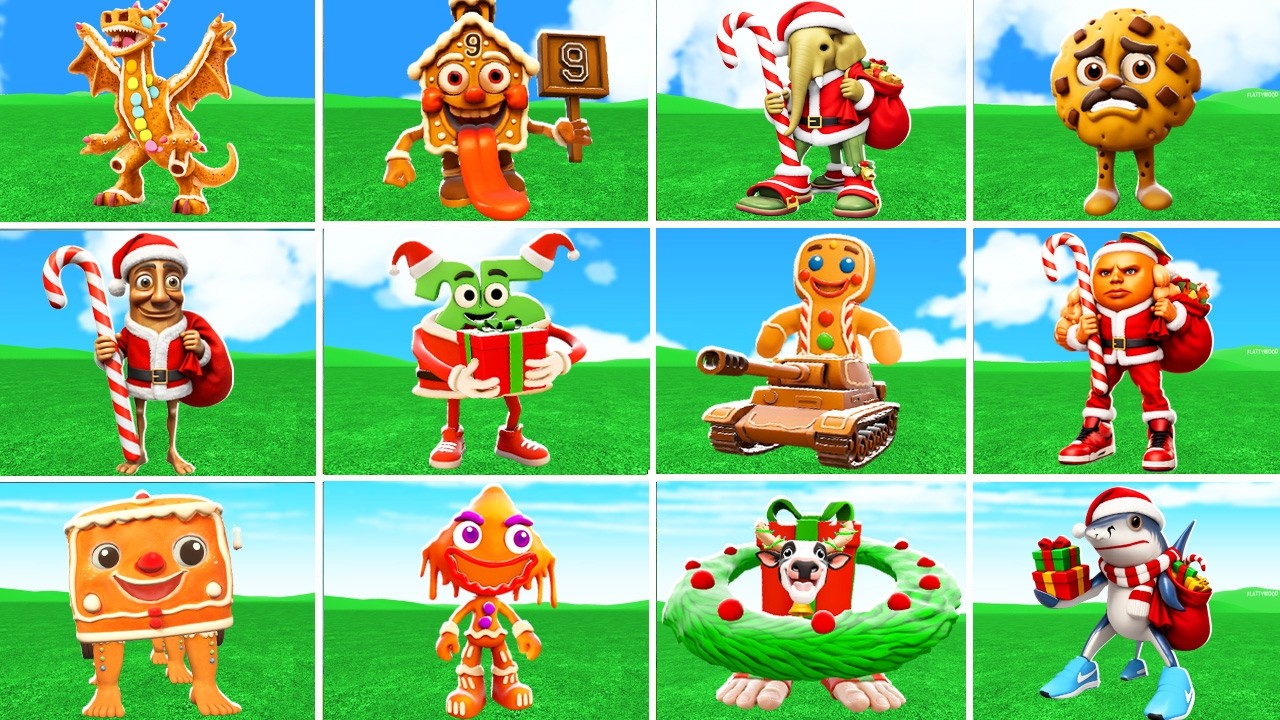 Junte a TODOS los ITALIAN BRAINROTS de NAVIDAD Para Descubrir QUIEN es el MAS FUERTE 😱 LA PELICULA