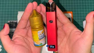 Aspire Favostix 1000maH battery 3ml Tank Capacity ft. OatSplash Original 30ml Saltnic | Unboxing