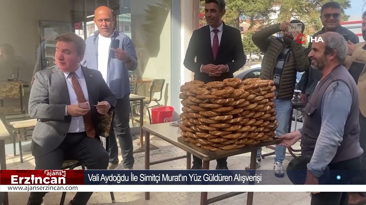 Vali Aydoğdu İle Simitçi Murat'ın Yüz Güldüren Alışverişi