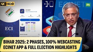 Bihar Election 2025 Key Highlights 2 Phases, Ecinet App, 100% Webcasting More