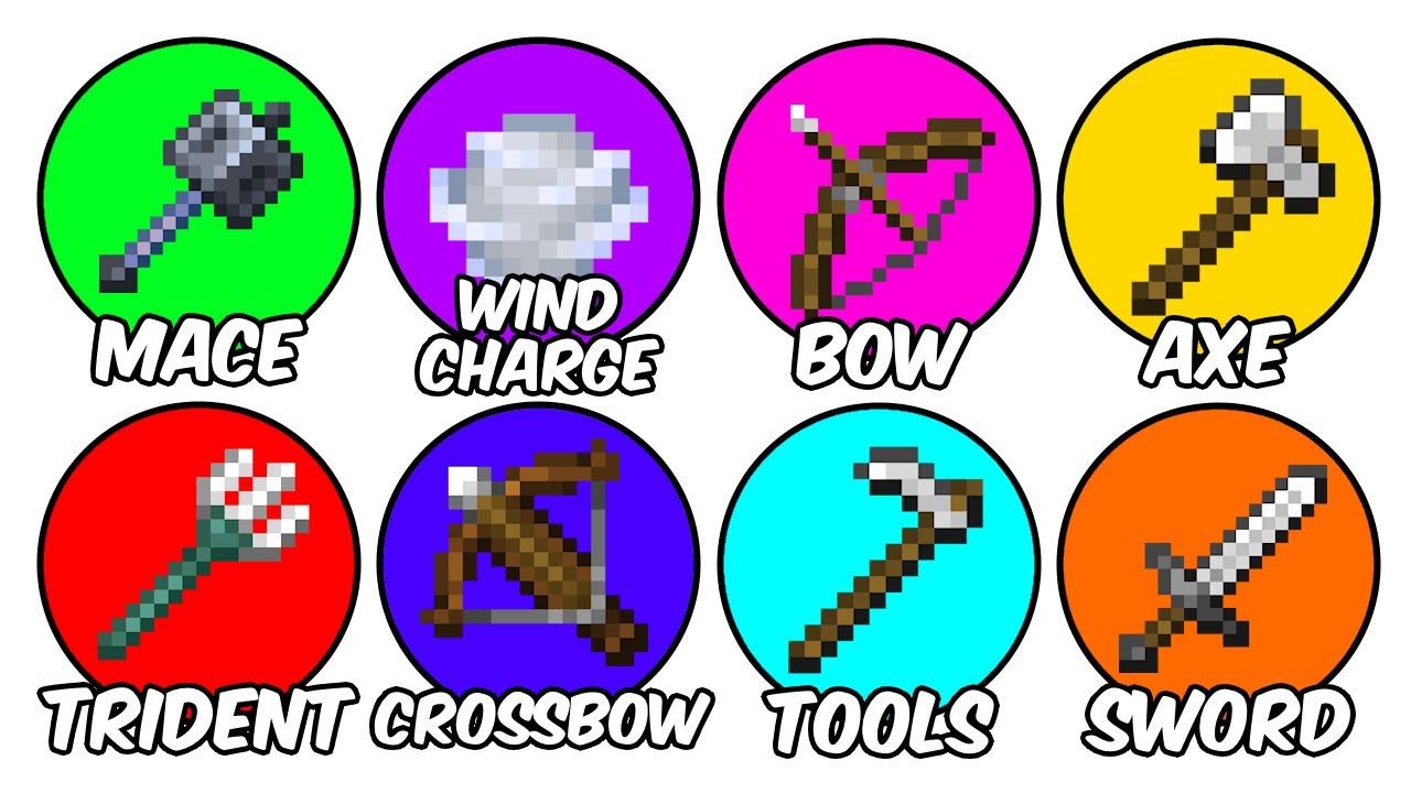 Every Minecraft WEAPON Explained In 28 Minutes - YouTube