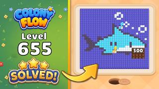 Colony Flow! - Level 655 Walkthrough 🧩 | Solution & Gameplay (ABI GAMES) 🐜