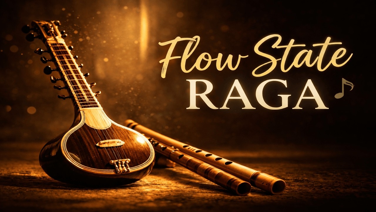 Sate Raga Flow State Raga 🎶 AI Music for Coding, Studying & Reading @RagaVerseAI ...
