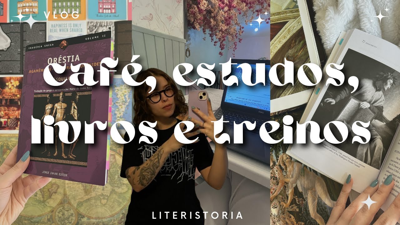 vlog ✨ organizando leituras, estudando pra bolsa e lendo mais literatura grega