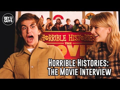 sebastian-croft-&-emilia-jones-on-horrible-histories:-the-movie---rotten-romans