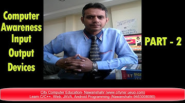 Computer Awareness Q&A for Government job (input output devices) - Part 2 of 9