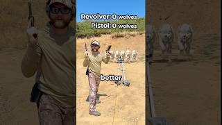 Revolver vs Pistol - wolf defense? #hunting