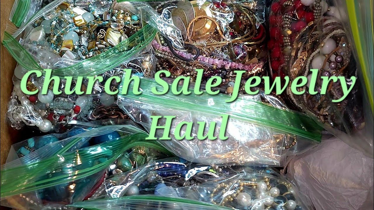 Church Sale Jewelry Haul 