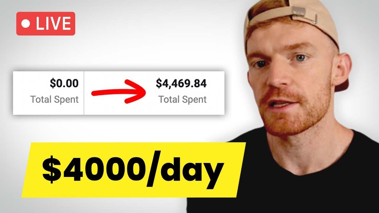 Scaling A Facebook Ad Account From $0 - $4,000 A Day | LIVE Walkthrough