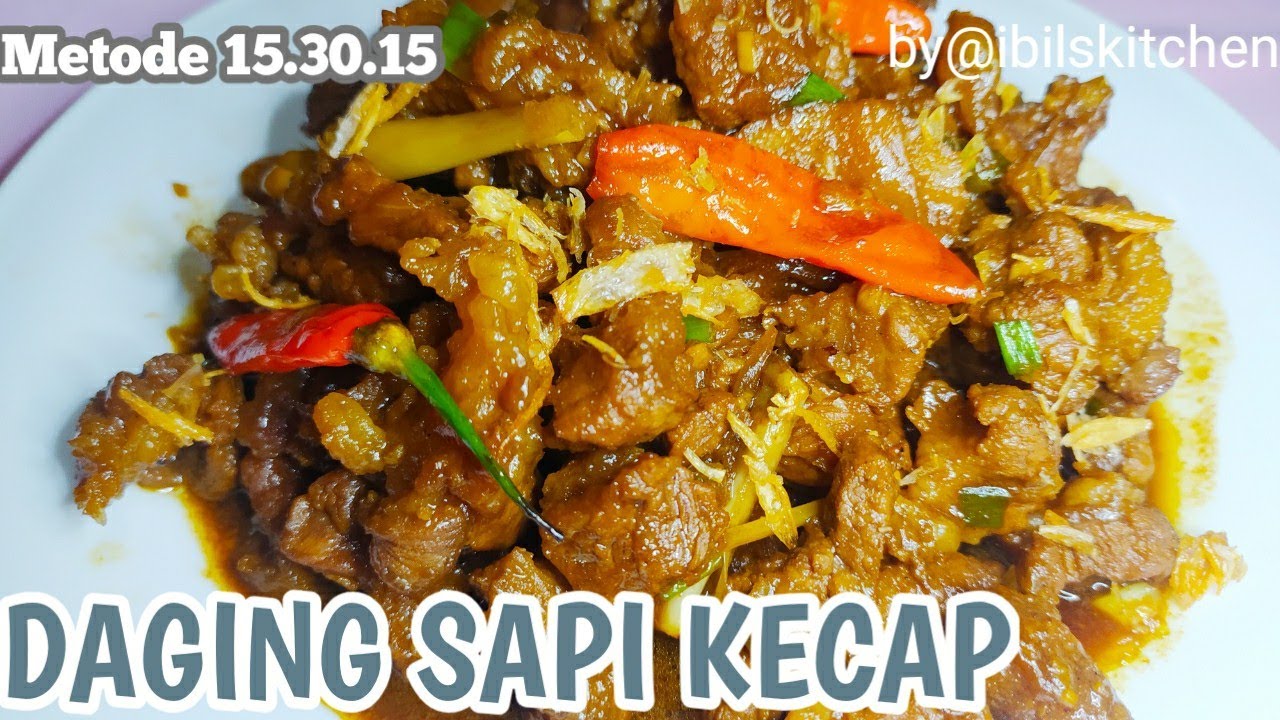 MASAK DAGING SAPI BUMBU KECAP MALAM HARI - YouTube