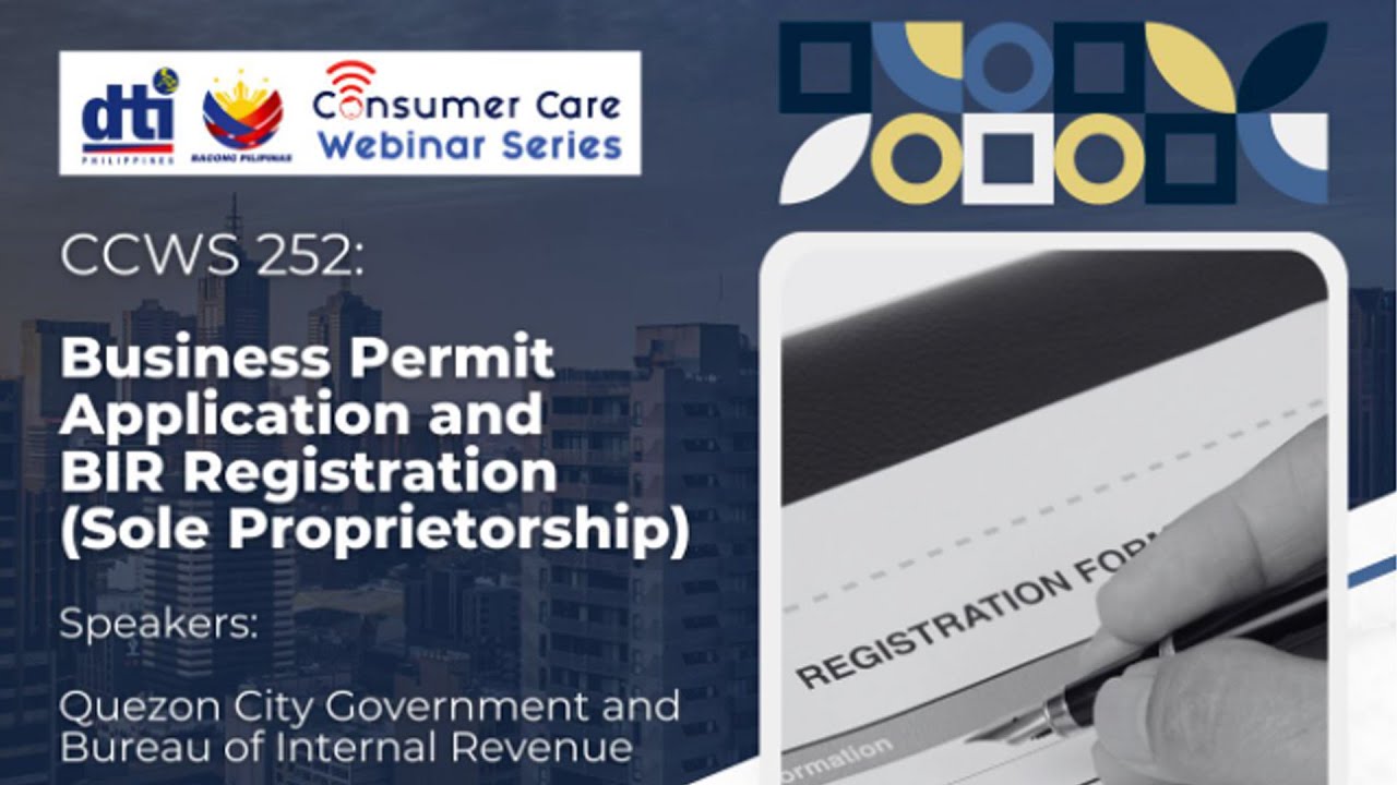 Business Permit Application and BIR Registration (Sole Proprietorship ...